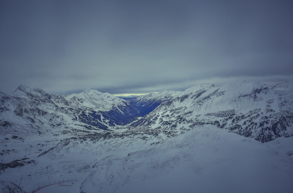 Winter Alps Peak Summit