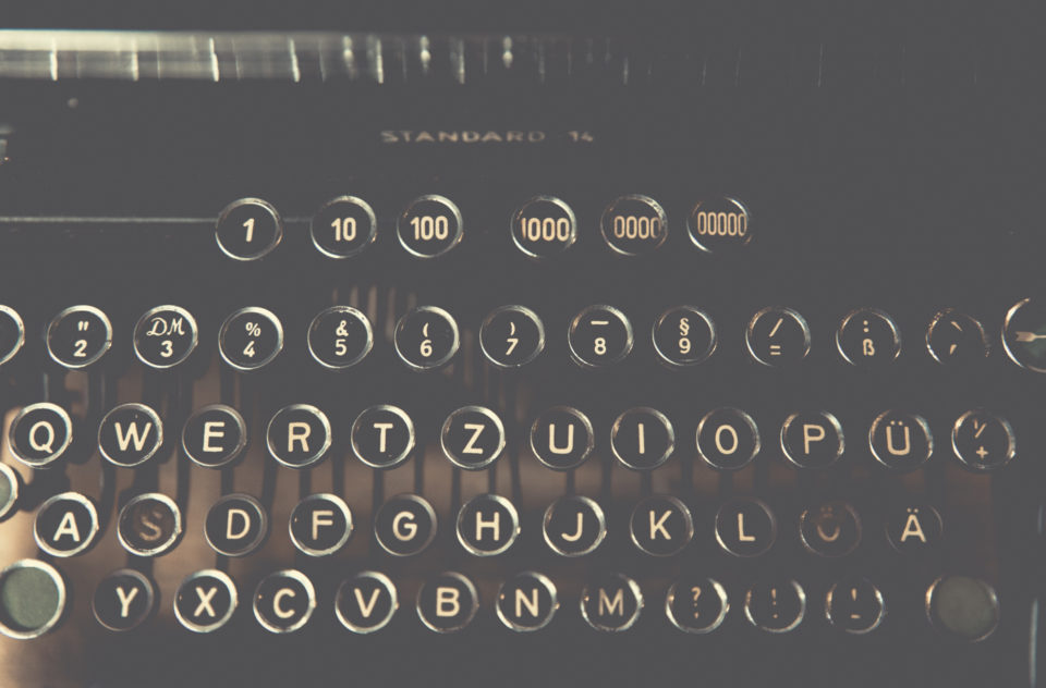 Typewriter Key Vintage