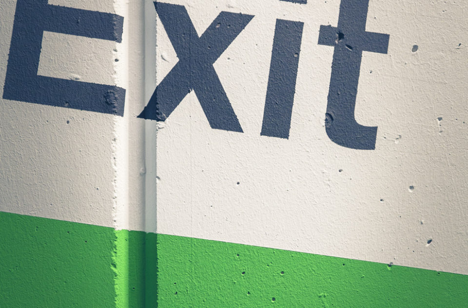 Exit Typography Parkdeck