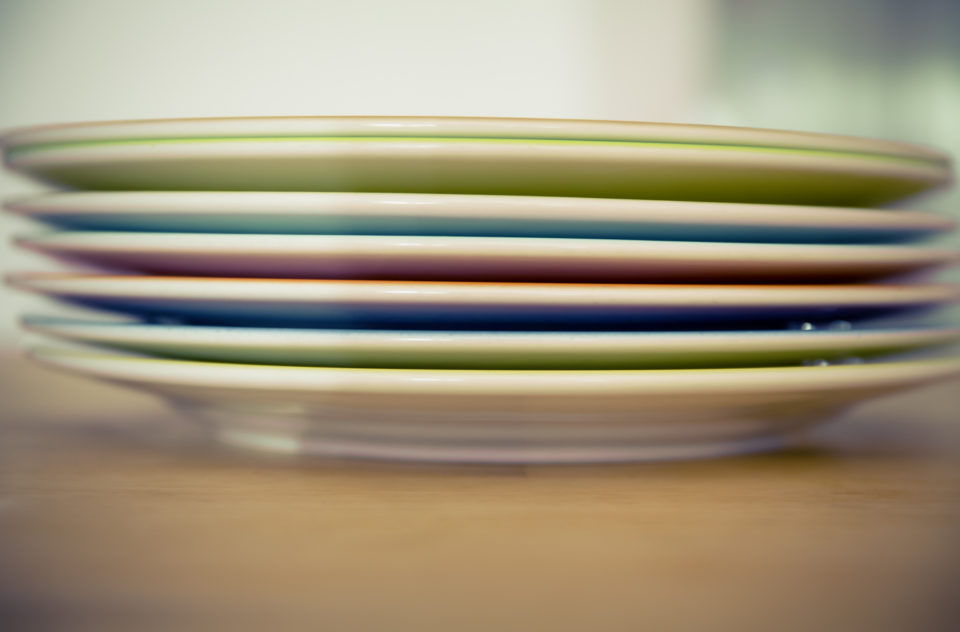 Colorful Batch Plate Serve