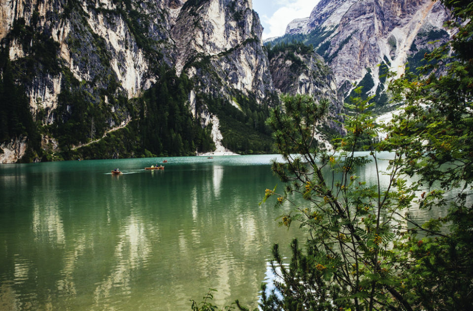 Mountain Lake Prags South Tyrol