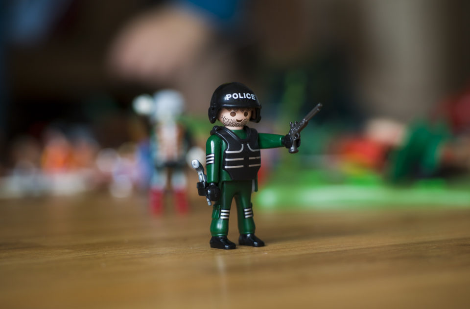 Toy Playmobil Police Man