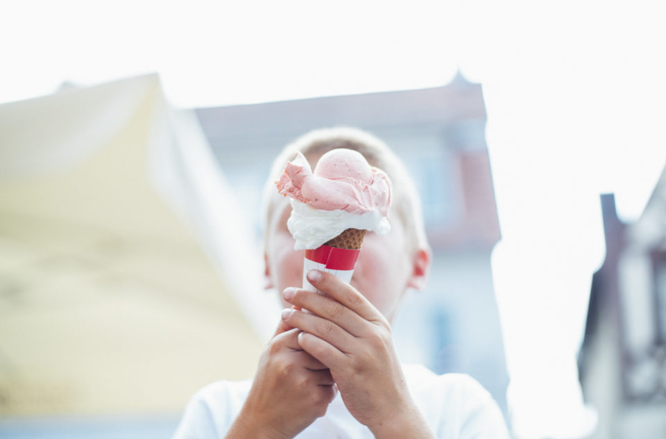 Kid With Ice Cream